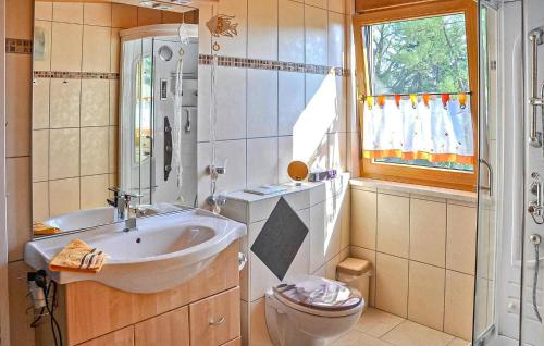 Ένα μπάνιο στο Ferienhaus Rheinsberg