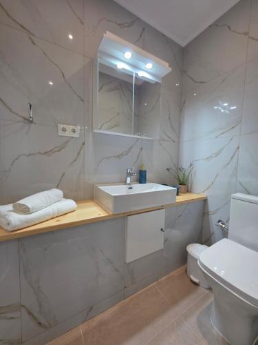 Phòng tắm tại Central Bliss Apartments No2