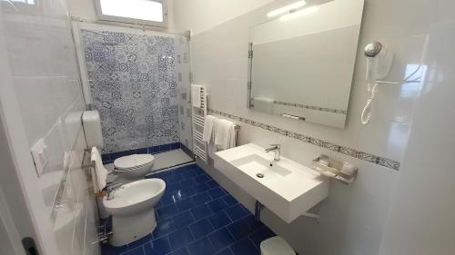 Koupelna v ubytování Hotel Il Vascello