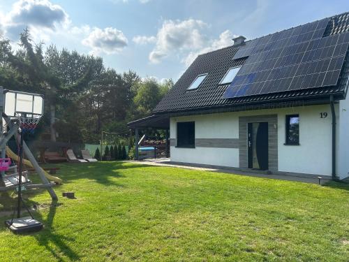 Mazury Dom Oskar nad jeziorem Sasek Wielki z jakuzzi