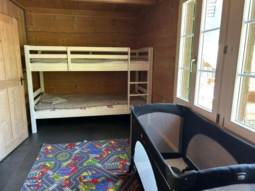 Una cama o camas en una habitación de Chalet Montes