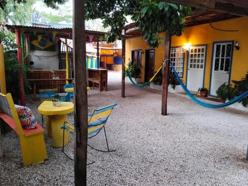 Ο χώρος παιχνιδιού για παιδιά στο Un Toque de Brazil, Bacalar