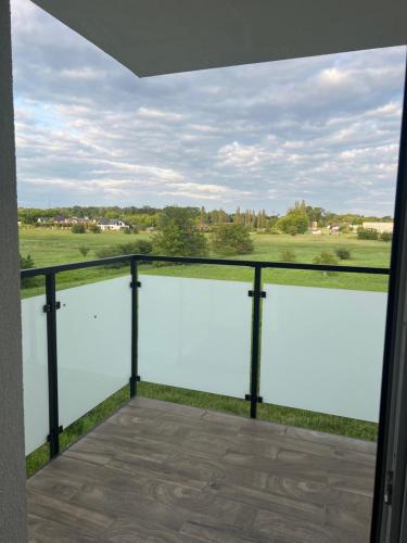 Výhled na řeku, která protéká v blízkosti apartmánu