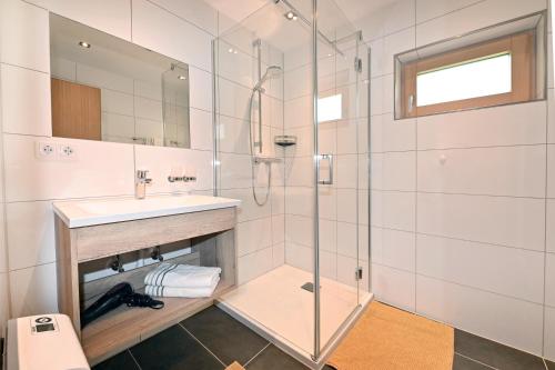 Kúpeľňa v ubytovaní Haus Schallner