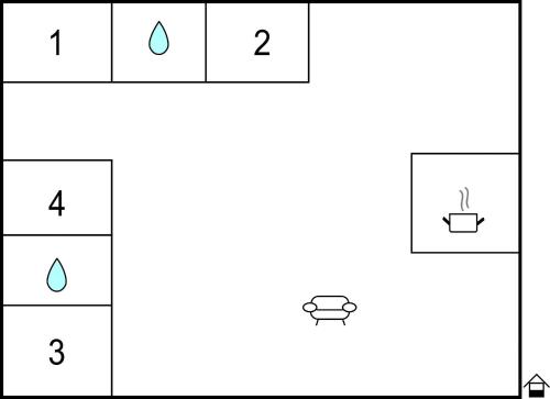 an educational game for children to find the missing numbers at Schivanoia 1 in Bagno Vignoni