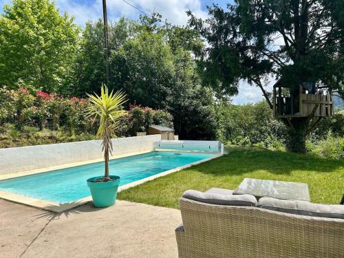 Traditional Basque house with pool