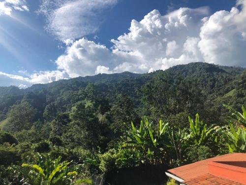 a view of the mountains from a house at Central, mejor clima, campestre en Calambeo, a 5 minutos de la vida cultural in Ibagué