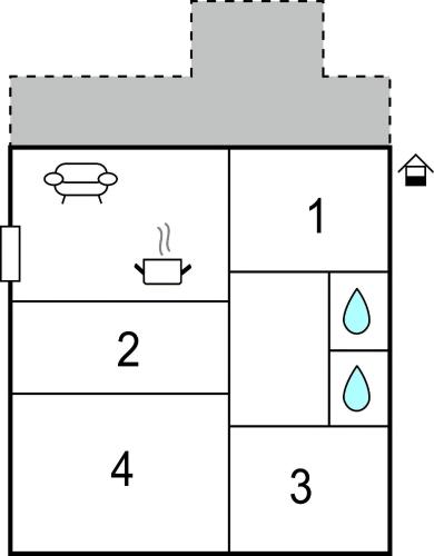an educational game for children to practice counting numbers at Nice Apartment In Stinjan in Štinjan