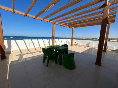 Balkón nebo terasa v ubytování Sea view chalet