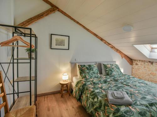 Postel nebo postele na pokoji v ubytování Grande gite Saint Martin le Redon