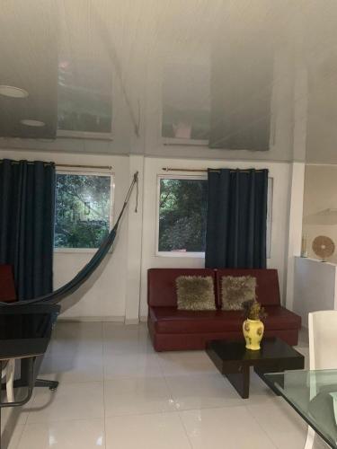 Χώρος καθιστικού στο casa hacienda tranquilidad