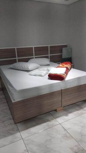 Кровать или кровати в номере Hotel Atlântica