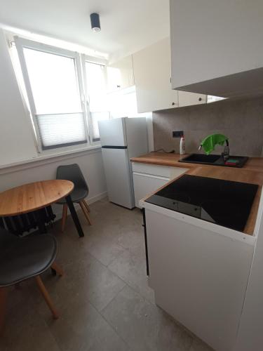 Kuchyň nebo kuchyňský kout v ubytování Apartament Jasne