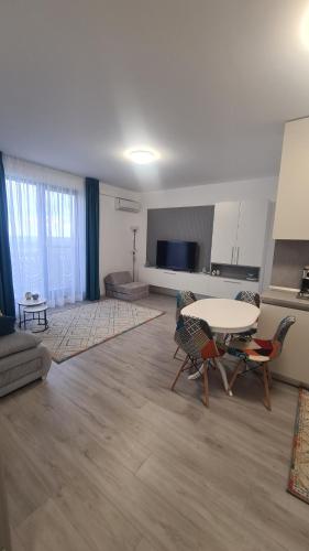 Χώρος καθιστικού στο Apartament Mirela