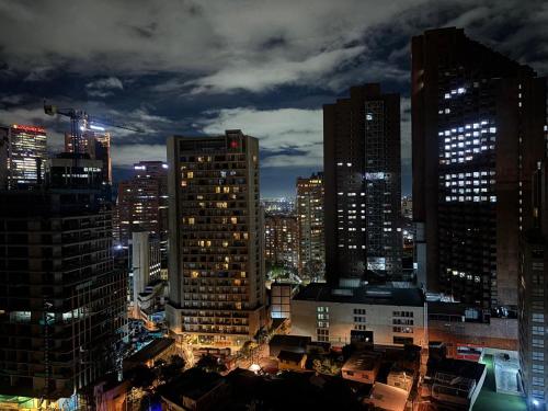 Nespecifikovaný výhled na destinaci Bogotá nebo výhled na město při pohledu z apartmánu