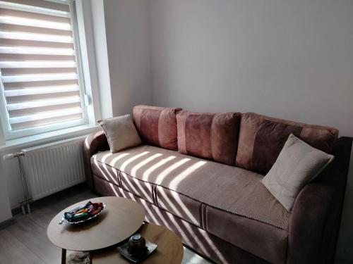 Χώρος καθιστικού στο Apartmani Srce Vršca