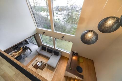 Ruang duduk di villa-rizo 山田