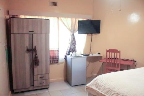Μια τηλεόραση ή/και κέντρο ψυχαγωγίας στο The Big Five Bed and breakfast