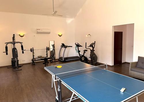 Fitness centrum a/nebo fitness zařízení v ubytování ORCHID Villa luxueuse avec piscine privée- A 600m de la plage