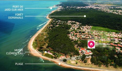 Photo de la galerie de l'établissement Maison neuve 200m de la plage Clémenceau, à Saint-Vincent-sur-Jard
