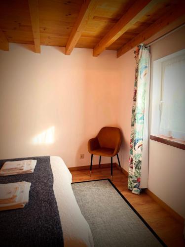 Postel nebo postele na pokoji v ubytování Quinta Vale Salgueiro