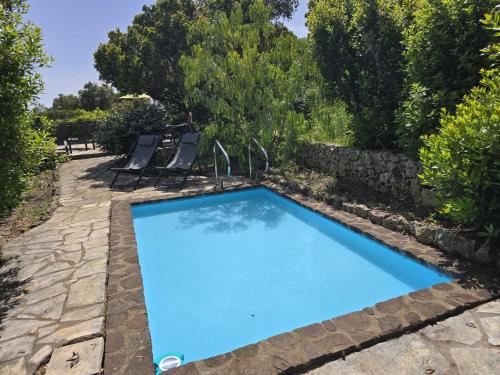 Bazén v ubytování Villa vue mer neuve 3754 nebo v jeho okolí