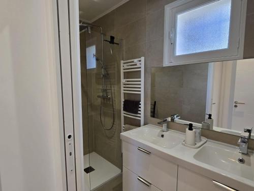 Koupelna v ubytování Villa vue mer neuve 3754