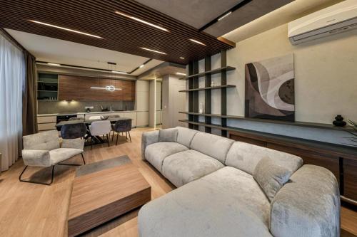 Χώρος καθιστικού στο Belgrade Waterfront - Art Apartments