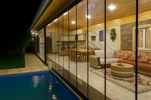 Kolam renang di atau dekat dengan Shabran Pearl Oasis - Family Garden House - Ailəvi Bağ Evi