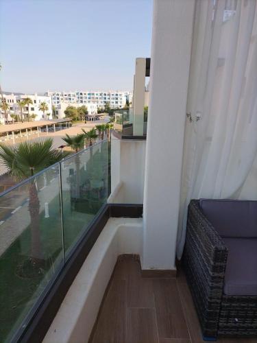 Un balcón o terraza en Kabila Appartement Haut standing Colina smir