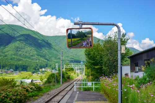 ホステルから撮影された、または一般的な山の景色