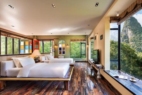 Ruang duduk di Yangshuo IKKYO Resort - Lingnan Style