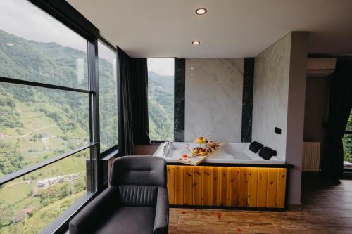 Ruang duduk di merzesuitotel
