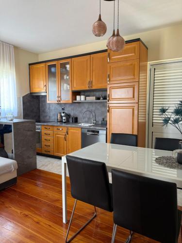 Kuchyň nebo kuchyňský kout v ubytování Apartments Villa Dinka