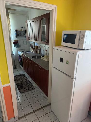 Dapur atau dapur kecil di Ili Vendégház