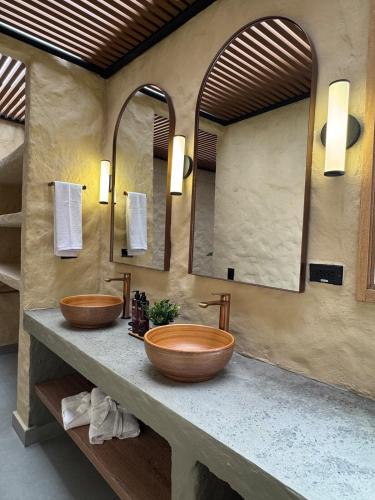 Ένα μπάνιο στο Casa cedro by tesorito fincas exclusivas
