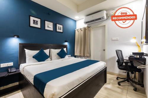 Postel nebo postele na pokoji v ubytování SILVERKEY FUSION STAYS