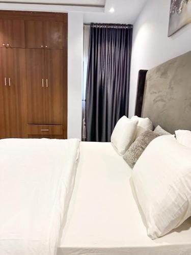 Postel nebo postele na pokoji v ubytování 3bedroom Apartment Aso - Abuja