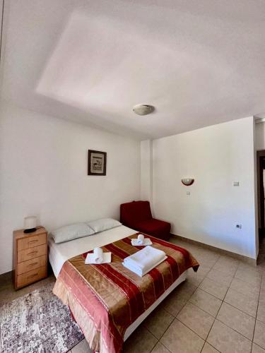 Una cama o camas en una habitación de Casa Loza