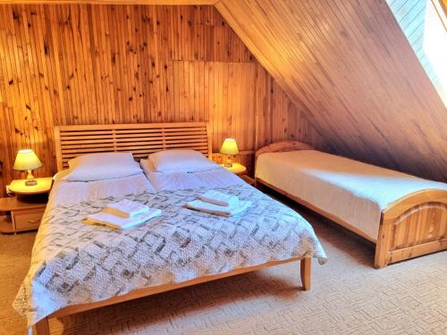 Postel nebo postele na pokoji v ubytování Antano Vila