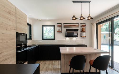 Η κουζίνα ή μικρή κουζίνα στο Cabane 19