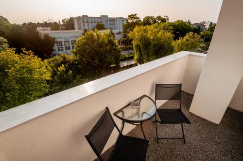 Balkón nebo terasa v ubytování Hotel-Apartments Roxy&Maryo