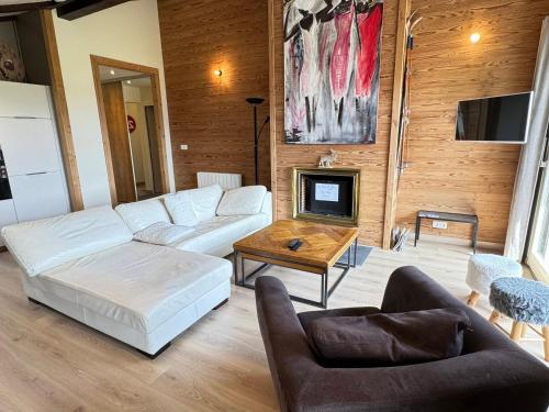 Appartement cosy avec balcon, wifi et garage aux Gets