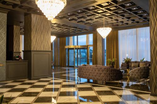 Posezení v ubytování Volga Hotel Baku
