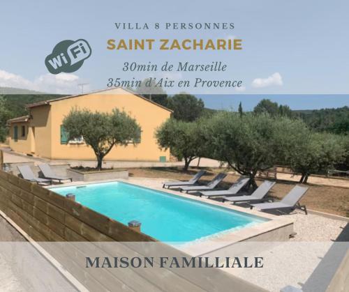 Maison calme 8pers au pied des collines Varoises