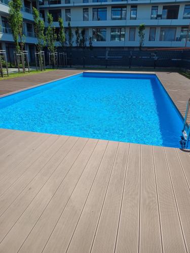 Πισίνα στο ή κοντά στο Apartament Grey 52, 3 min od plaży, basen, plac zabaw, darmowy parking!