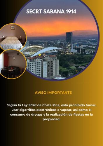 a flyer for a event in a city at Secrt 1914 in San José