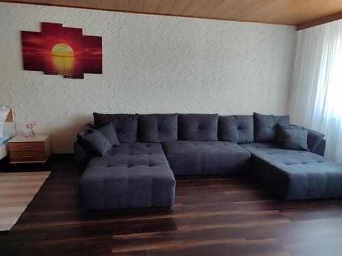 Posezení v ubytování Unterkunft REHBERG Zimmer III