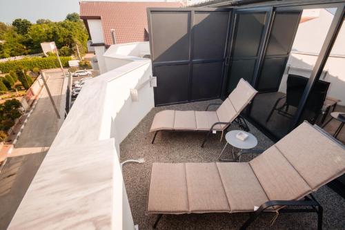 Posezení v ubytování Hotel-Apartments Roxy&Maryo