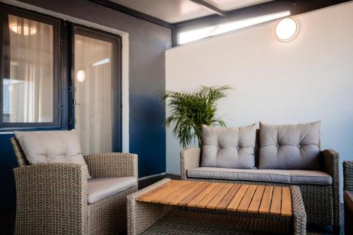 Posezení v ubytování Hotel-Apartments Roxy&Maryo
